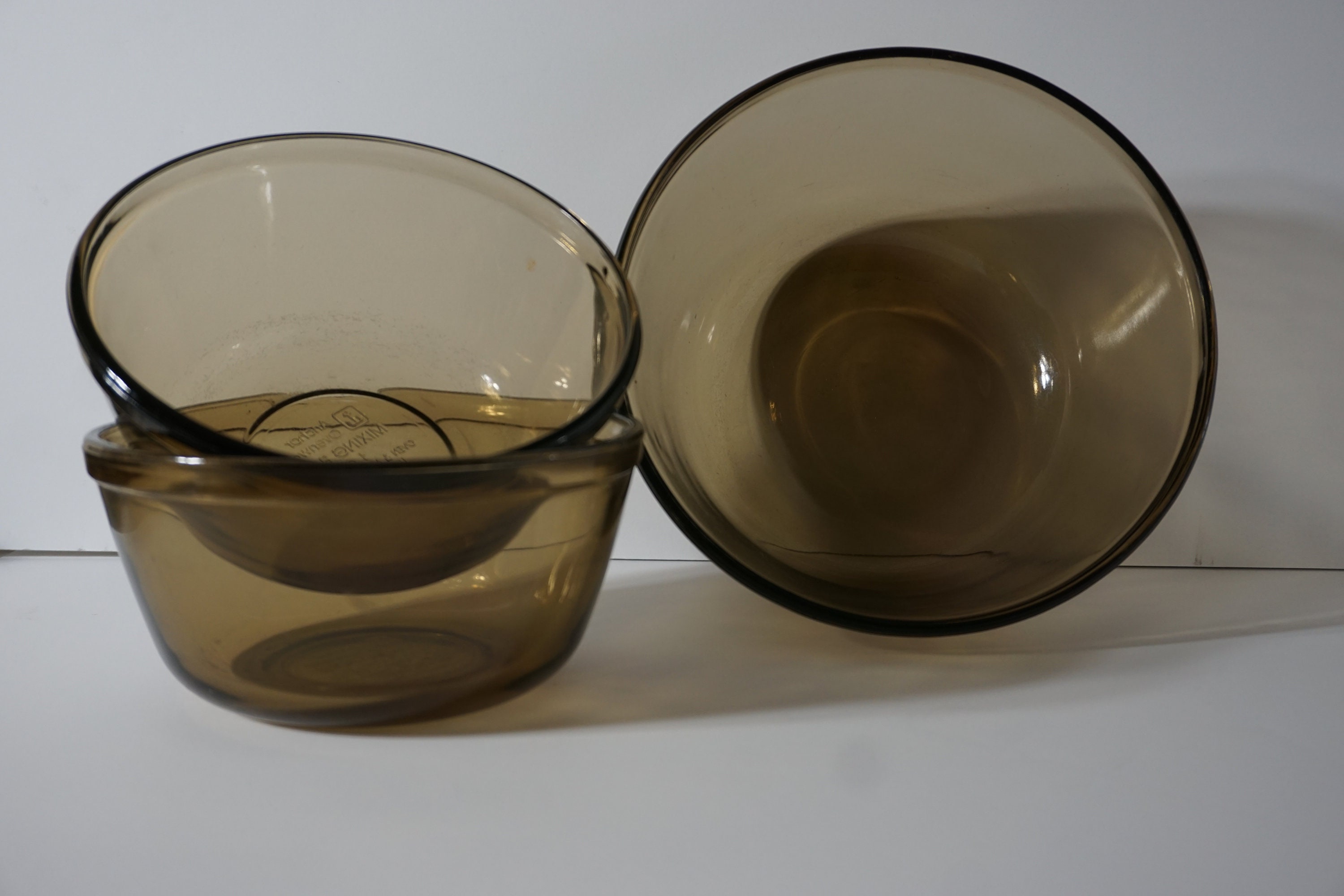 Brown Anchor Ovenware Nesting Bowls Etsy