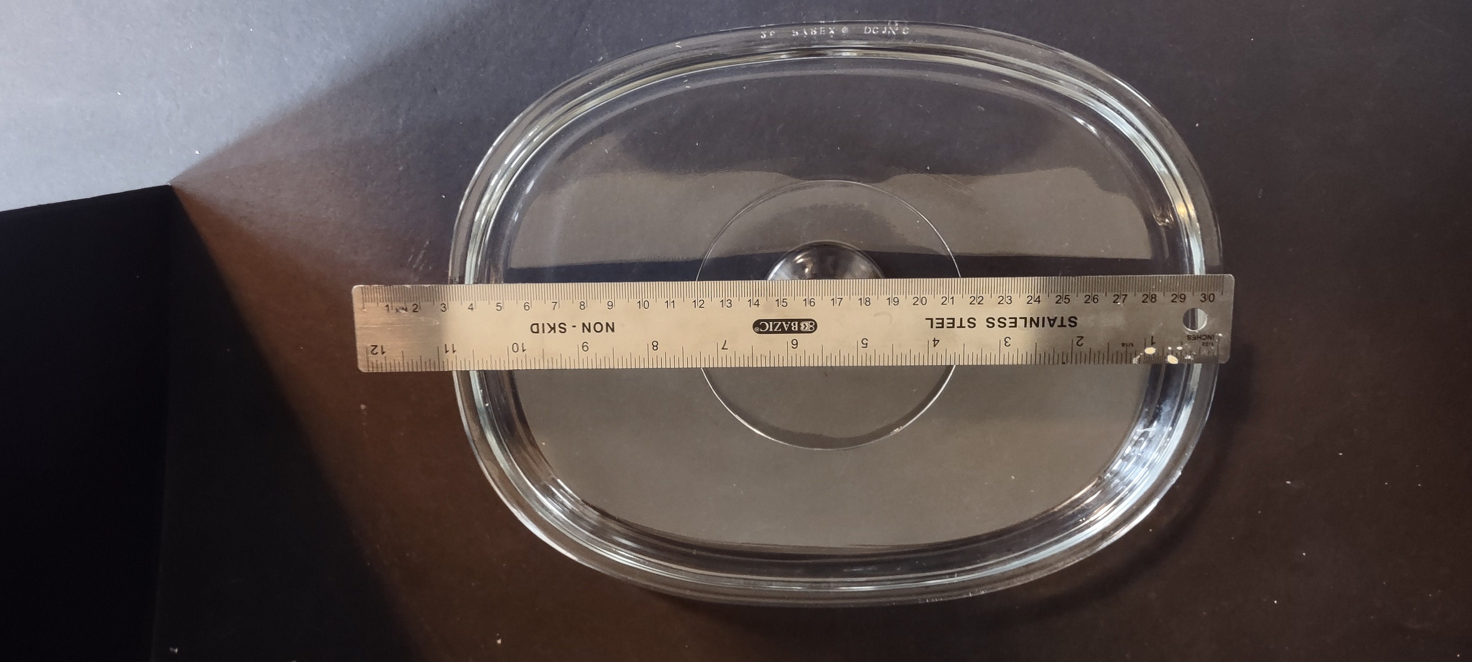 Pyrex DC 1 1/2 C Oval Glass Lid for Corning Ware Casserole Etsy