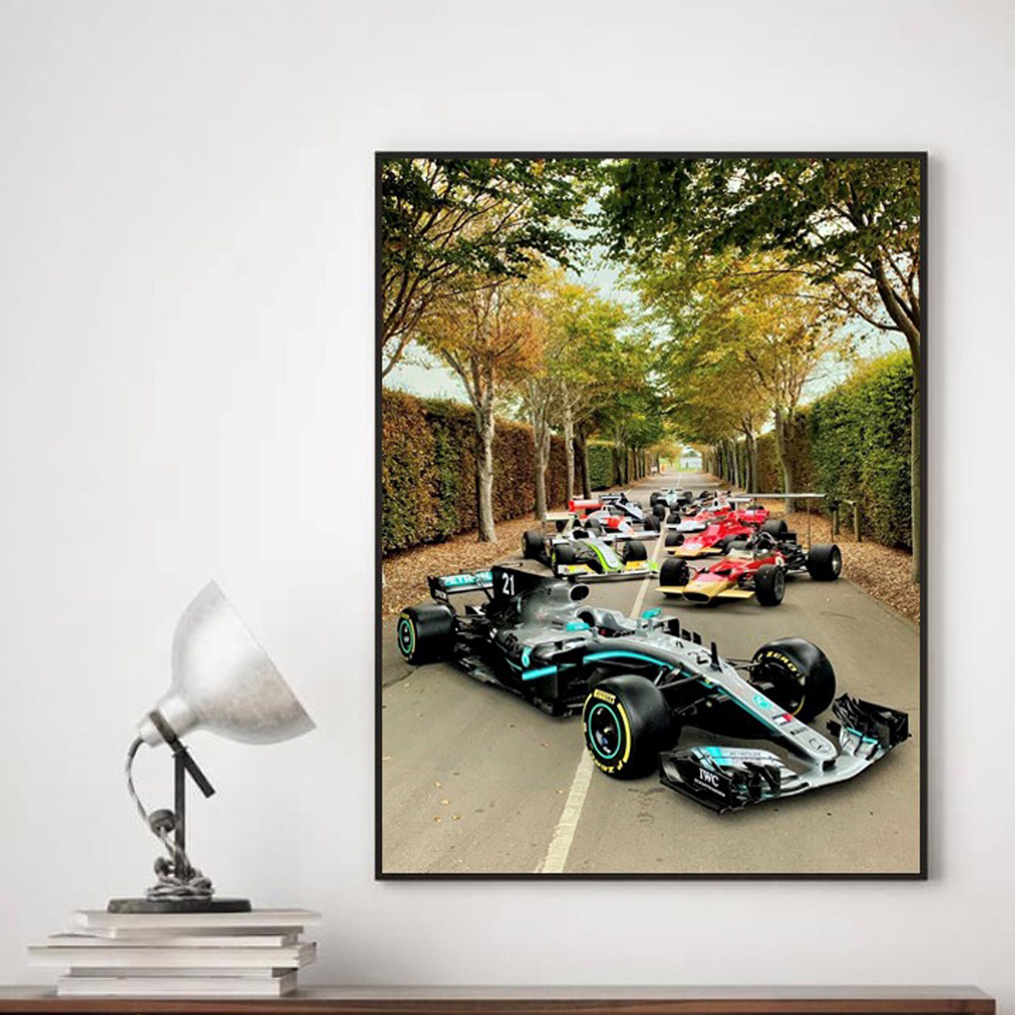 F1 Cars Lined Up Wall Art Print Etsy F1 Cars Lined Up Wall Art Print Etsy