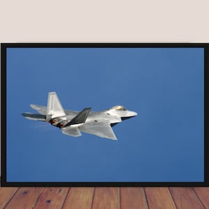 F22 Aircraft Wall Art Print