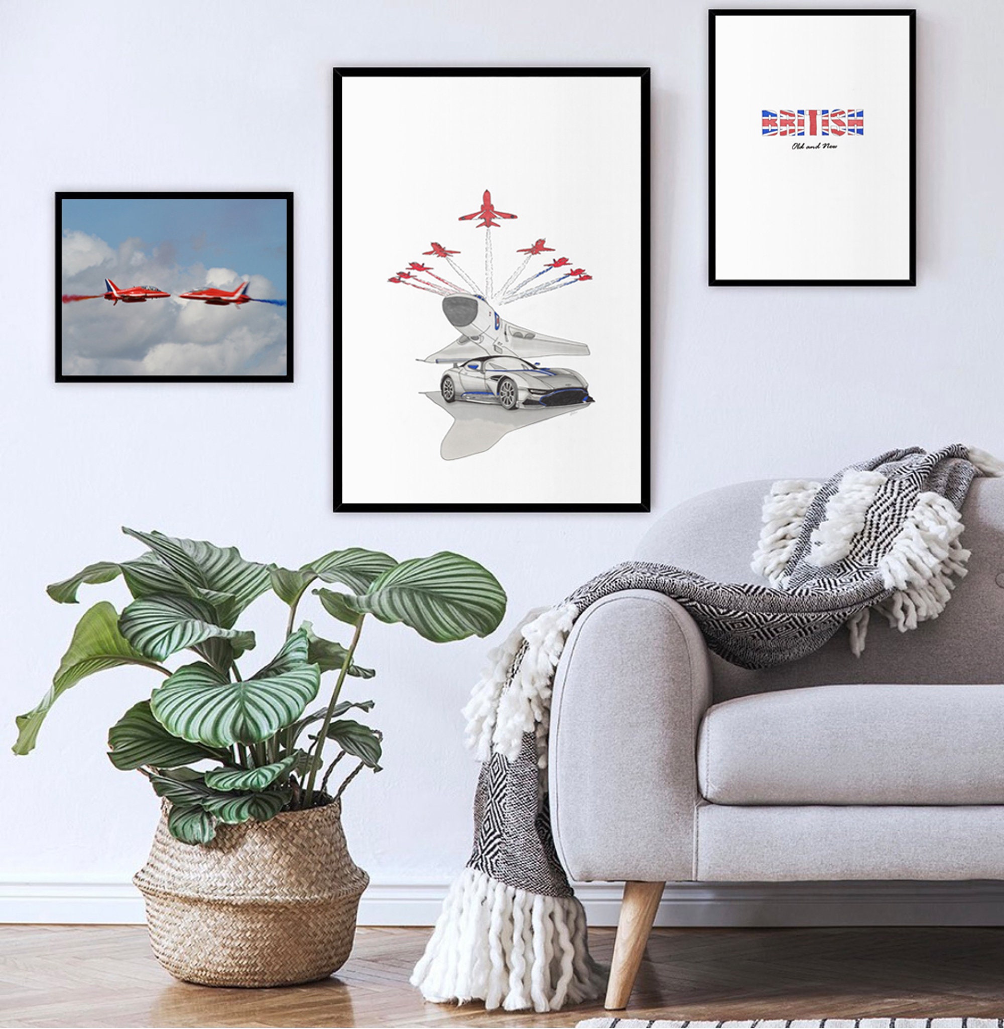 British Old and New Word Art Print Etsy UK