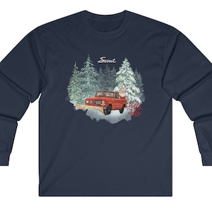 International Harvester Scout Winter Christmas Long Sleeve Tshirt IH Scout Long Sleeve T-shirt Scout Tshirt for IH Scout Lover