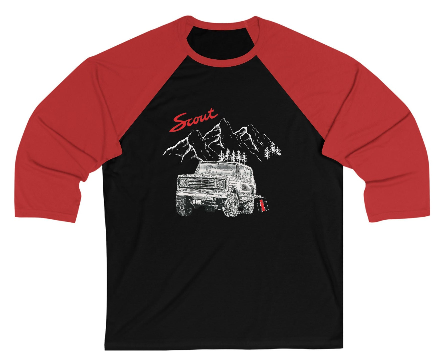 Red Scout Magliette HGS T-SHIRT SCOUT TAB (RED PRINT)