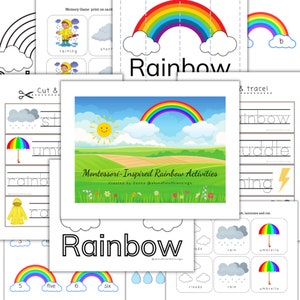 Pacchetto Sensoriale Montessori Arcobaleno (riso).