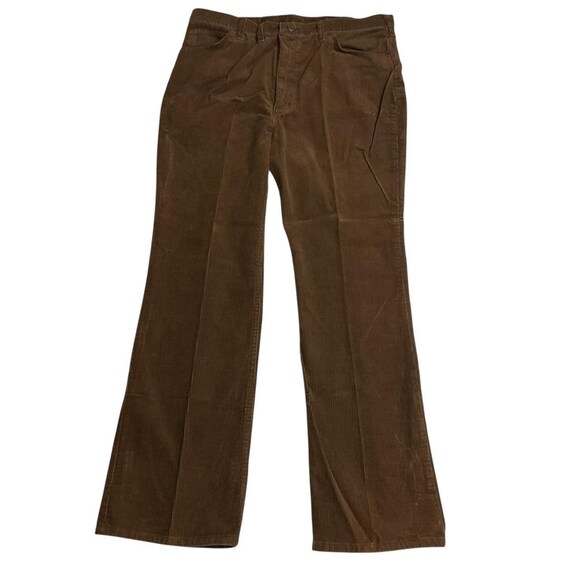 mens dress pants cut like jeans Vintage Wrangler Men's High Rise Western Boot Cut Corduroy Dress Pants Size  38