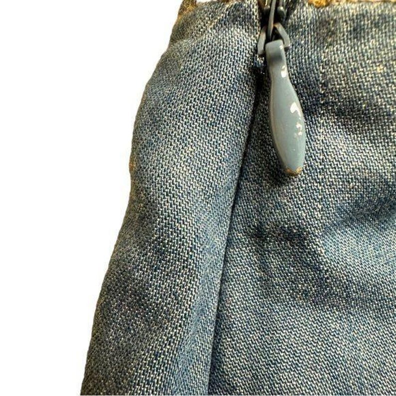 Gonna midi/maxi in chambray vintage Y2K City Blues di Koret, taglia 18W, Tencel, taglia vintage. immagine 8