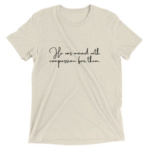 Compassion Short sleeve Unisex t-shirt