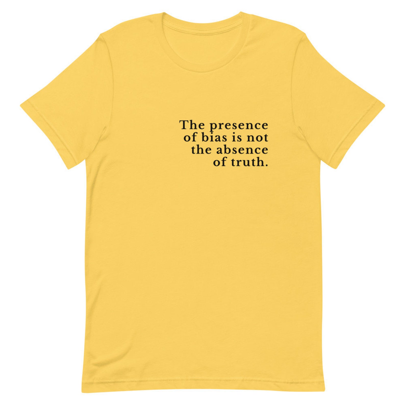 Bias Short-Sleeve Unisex T-Shirt | Etsy