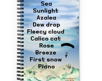 Crash Landing on You K-drama Spiral notebook