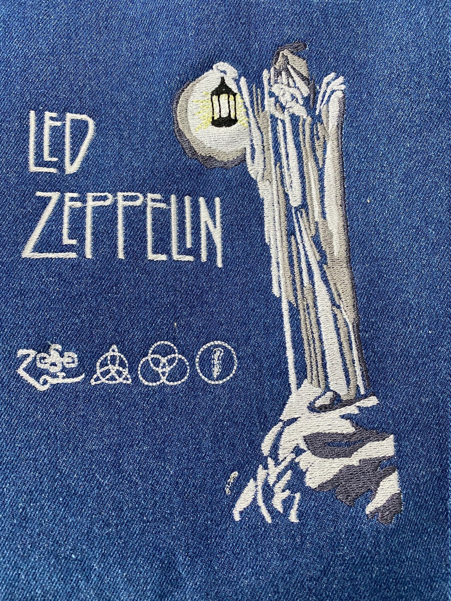 Patch ecusson thermocollant led zeppelin rock band english