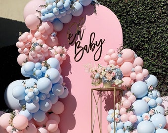 Blue and Pink Balloon Arch kit | Gender Reveal Kit  | Perfect  for Baby Shower | Birthday Decorations Balloon Garland