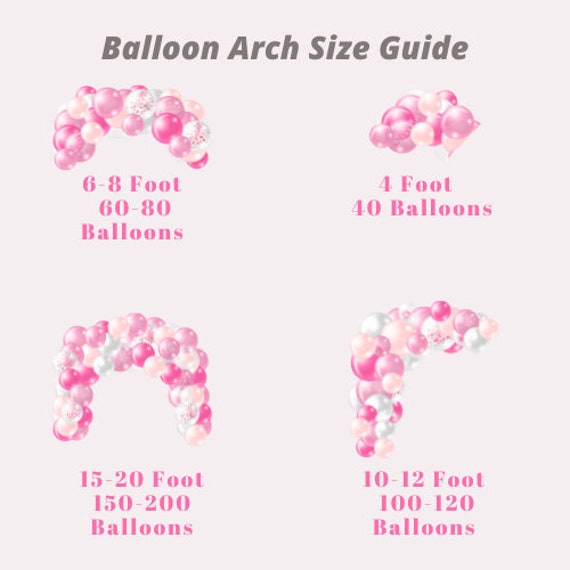 Baby Pink Balloon Arch Garland Kit DIY Wedding Decoration