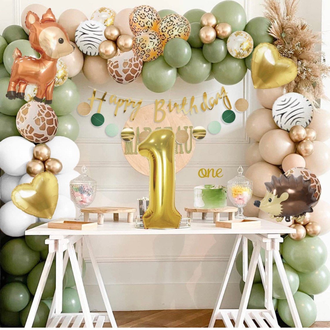 Anniversaire 1 an Decoration Garcon Fille, Ballon Anniversaire 1 an, Beige  Abricot Ballon Guirlande pour Decoration Anniversaire Fille Garçons, Baby  Shower, 1 an Anniversaire Bebe Fille Garcon : : Cuisine et Maison