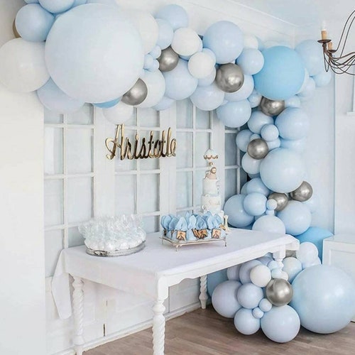 Blue Balloon Arch Boy Baby Shower Garland Kit 141pcs - Etsy