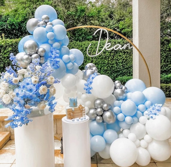 Details about   141pcs Blue Balloons+Balloon Arch Kit Set Party Baloons Wedding Garland Decor UK 