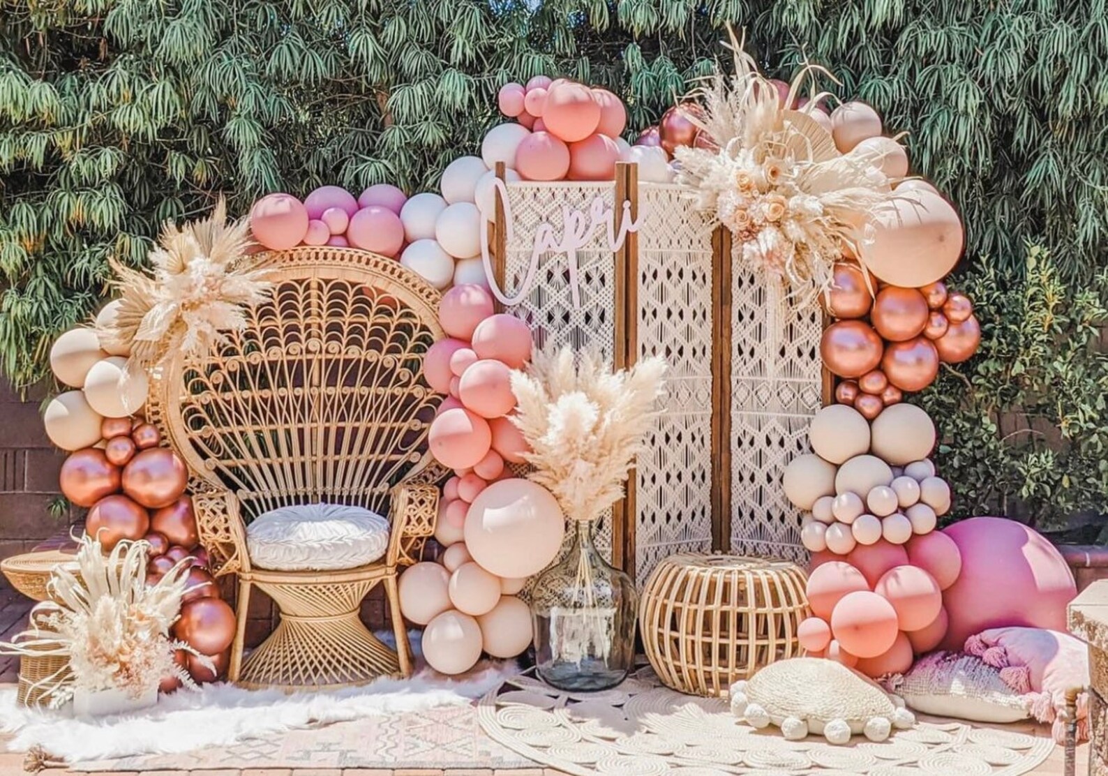 82 Pcs Double Stuffed Boho Rainbow Balloons Arch Kit for Etsy