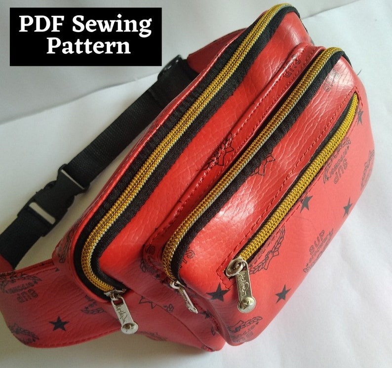 Fanny Pack Pattern Bum Bag Sewing Pattern Waist Bag Pdf Etsy Canada
