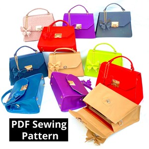 Zaya Bag Pattern, Sewing Pattern, Pdf Patterns, Bag Pattern, Designer Bag Pattern, High-end Bag Pattern, Ladies Bag, Handbag Pattern,