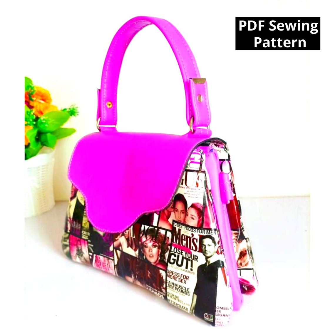 Triple Zipper Pouch Pdf Pattern 3 Compartment Bag Take 3 Etsy