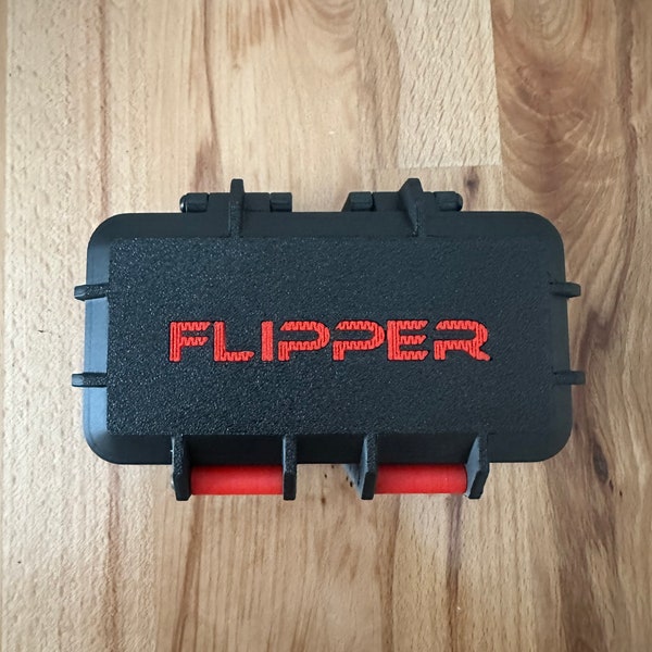Flipper Zero hard case fits with or without silicone cover 3d printed tough case!