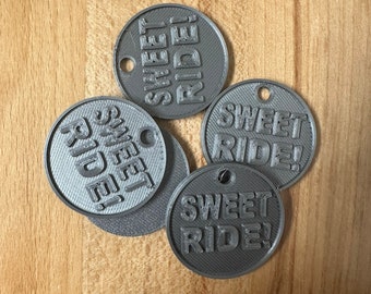 Ducking sweet ride coin charms