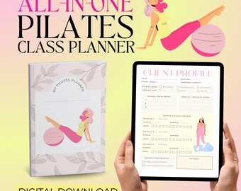 Pilates Kursplaner: Pilates Instruktor Docs, Klient Tracker (Digitales PDF)