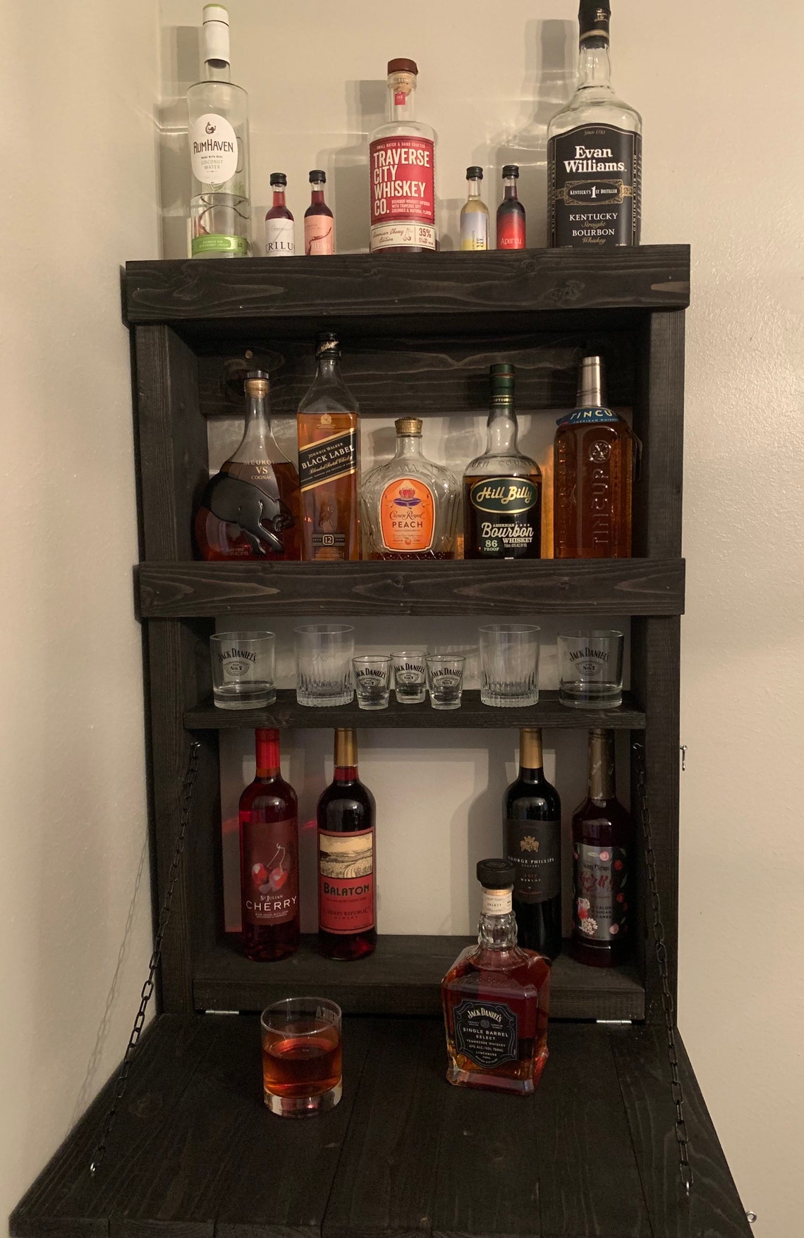 Liquor large liquor wall decor man cave Etsy