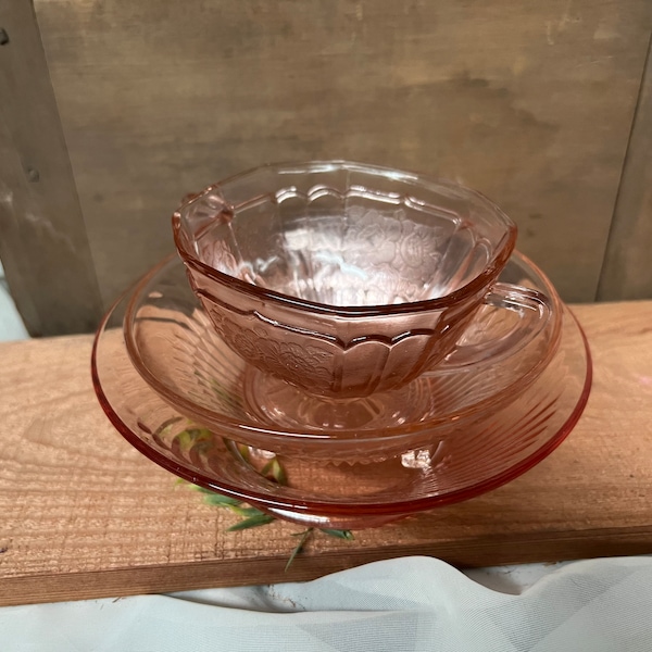 Vintage Lot of Pink Depression Glass