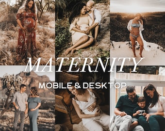 20 Maternity Lightroom Mobile & Desktop Presets, New Mom Presets, Newborn Presets, Family Presets, Pregnant Instagram, iPhone Filters