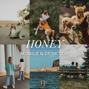 10 Honey Lightroom Mobile and Desktop Presets, Warm Presets, Instagram Blogger Filter, Natural Preset, Travel Presets, Golden Presets