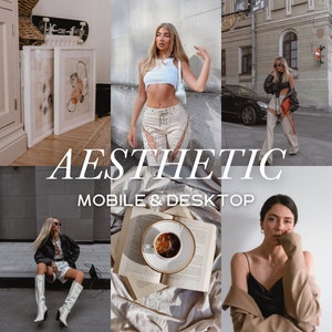 10 Aesthetic Lightroom Mobile and Desktop Presets, Natural Presets, Instagram Filters, Clean Presets, Bright Preset, Soft Tones Presets