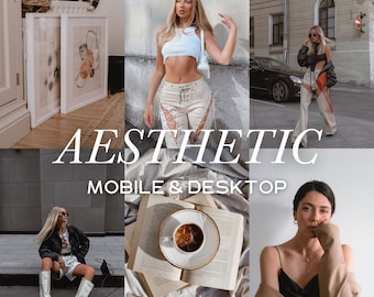 10 Aesthetic Lightroom Mobile and Desktop Presets, Natural Presets, Instagram Filters, Clean Presets, Bright Preset, Soft Tones Presets