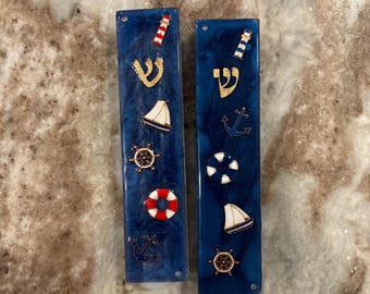 Nautical/Beach House/Boat House Mezuza Case