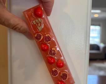 Pomegranate Mezuza Cases - 4” scroll