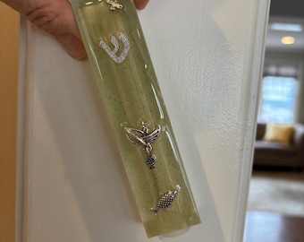 Fishing/Fisherman Mezuza Case - 4” scroll