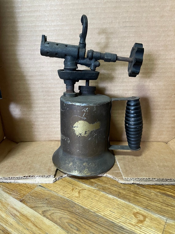 Antique Gasoline Blow Torch Etsy UK