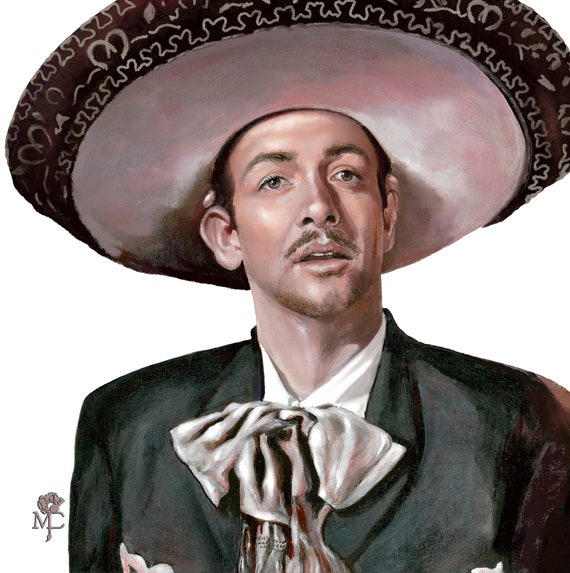 Jorge Negrete, Charro, Cine De Oro, Rancheras, El Charro Cantor, Mexico, Mariachi, Arte, Tenor, Culture, Archival, Giclee, Guanajuato - Etsy