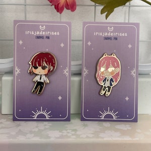 Chibi Pins | Makima Enamel Pin | Power Enamel Pin | Anime Pins | Hard Enamel | Ita Bag Collection