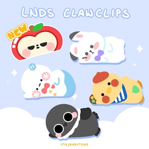 Love and Deepspace Claw Clips [3rd Batch Pre-Order] | LNDs | Rafayel | Zayne | Xavier | Sylus | Caleb