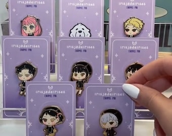 Spy Fam Eden Academy Enamel Pin | Anya | Loid | Yor | Bond | Damian | Becky | Yuri | Fiona