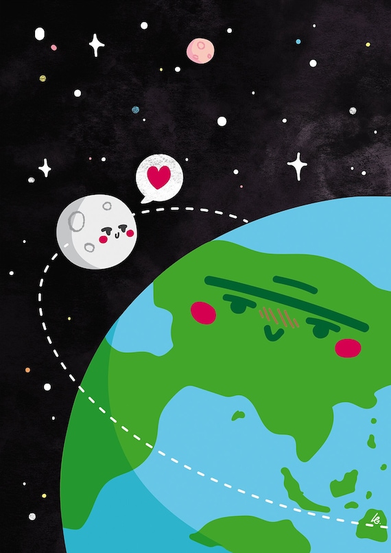 Satellite of Love Art print Etsy