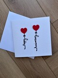 Handmade Anniversary Card with free postage