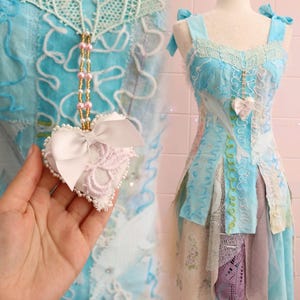 Hand Dyed Blue Fairy Dress With Dolphins - Boho Recycled Fashion -  Turquoise Mermaid Dress - Water Fairy - Handmade Festival Outfit - Etsy