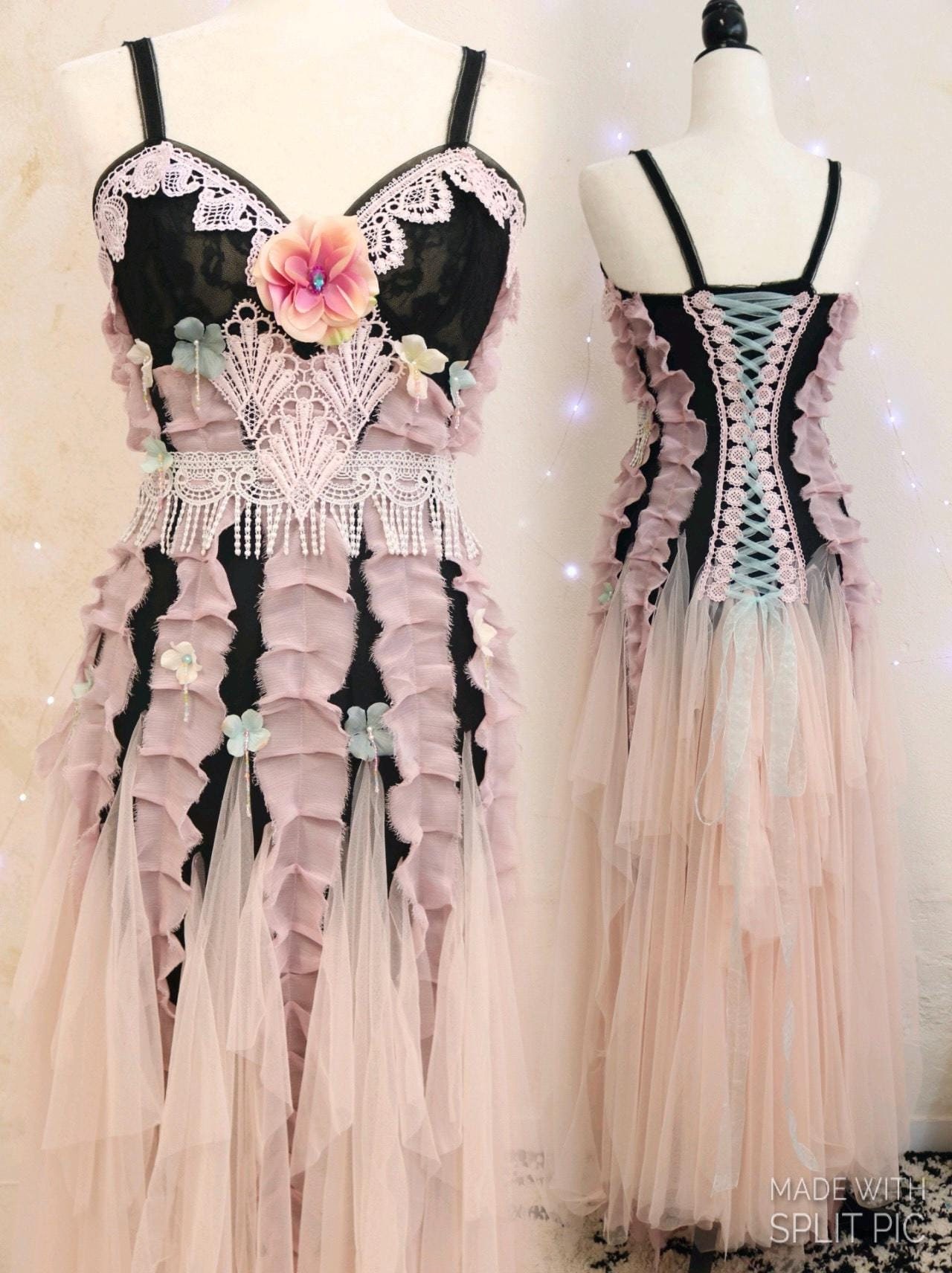 Black pink dresses hotsell