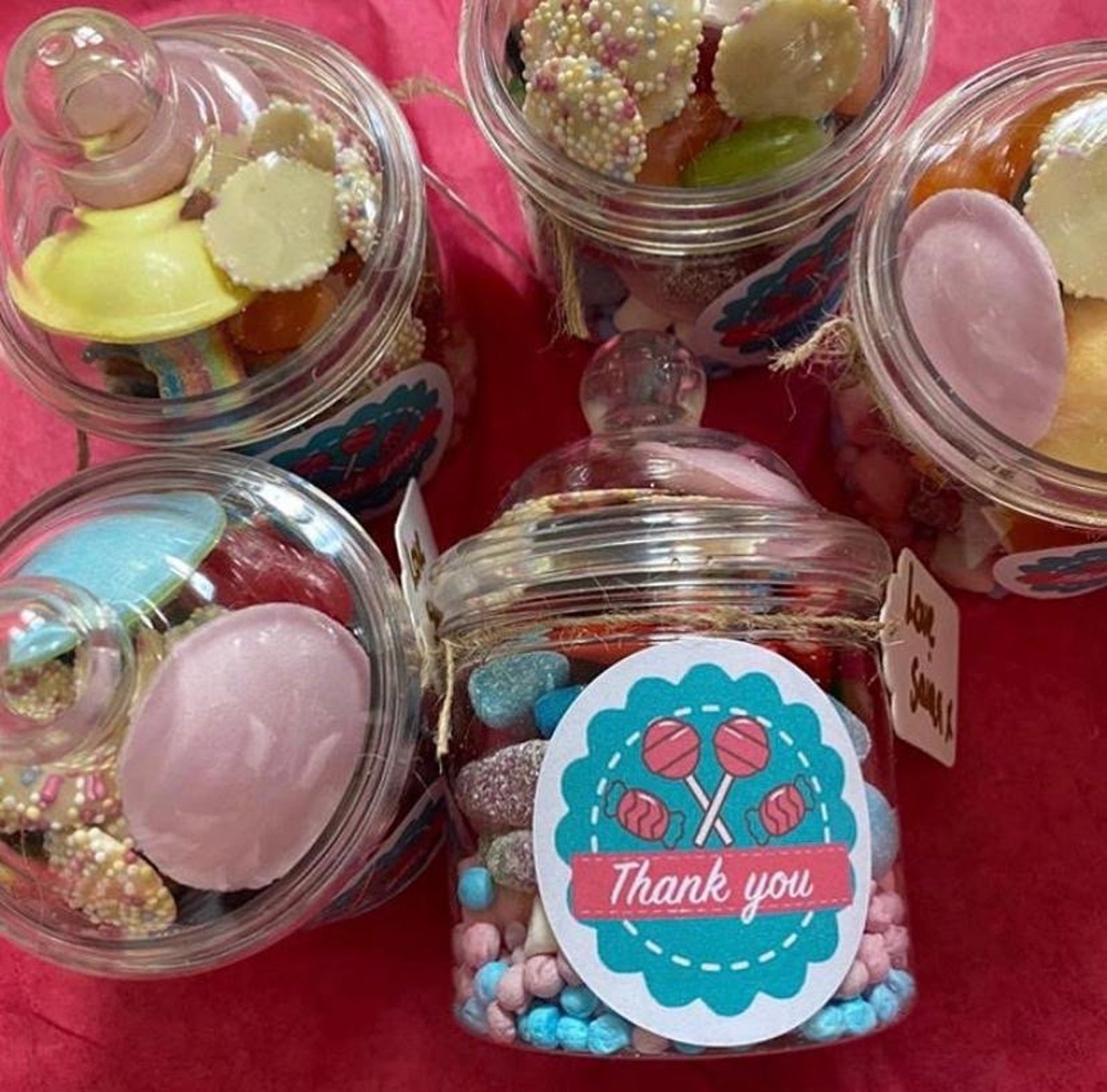 Personalised Small Sweet Jars Etsy