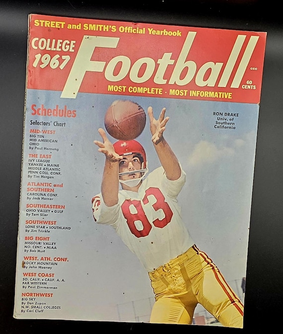 Street Smiths 1967 College Football magazine Ron Drake Southern California