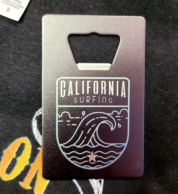 California Surfing Wallet Bottle Opener