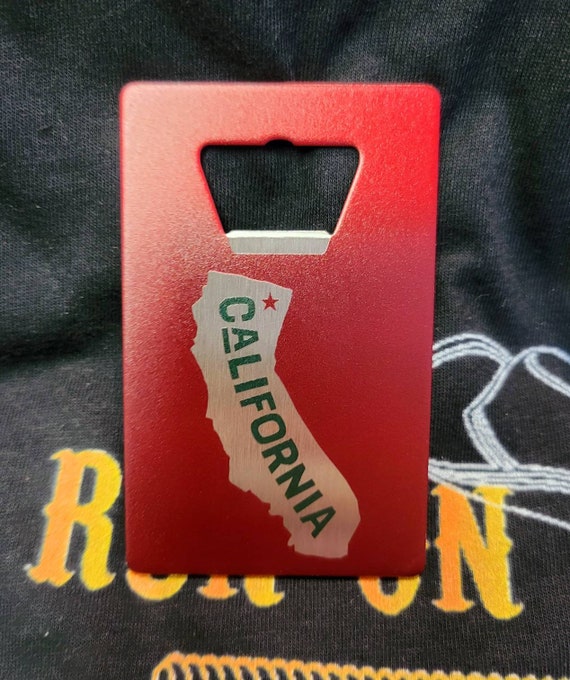 California Wallet Bottle Opener