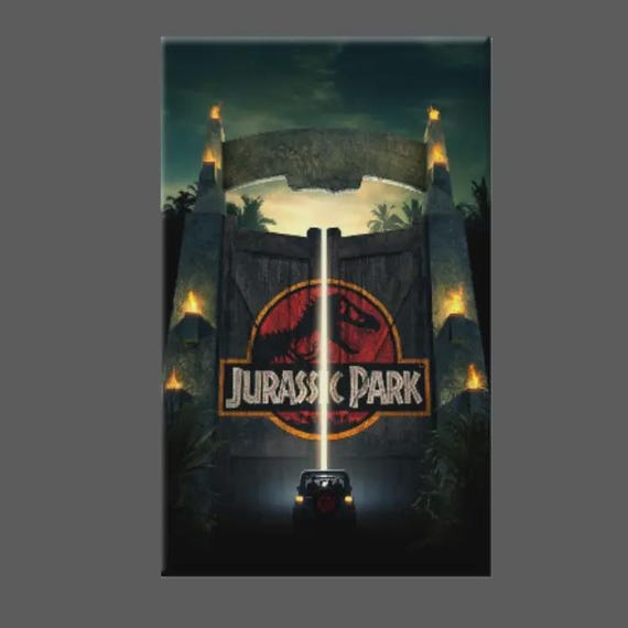 Jurassic Park Magnet