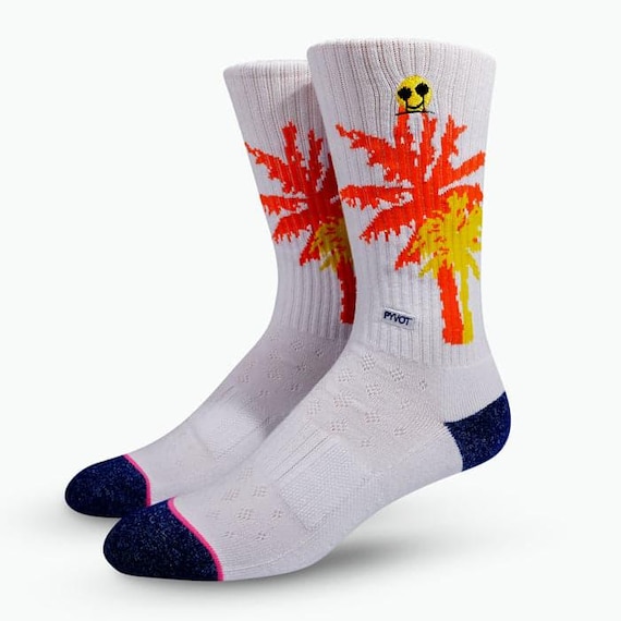 Lax Sunset Palms Socks